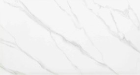 Stół jadalniany RION 130x70 cm z ceramicznym blatem, biały marmur