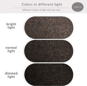 Brązowe łóżko kontynentalne ze schowkiem 200x200 cm Caya – Maison de Rêve