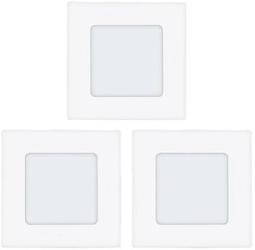 Eglo 78196 - ZESTAW 3x opraw wpuszczanych LED 3xLED/2,7W/230V