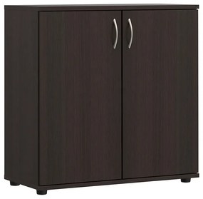 Minimalistyczna Komoda Biurowa Z Drzwiczkami Wenge L1-K53