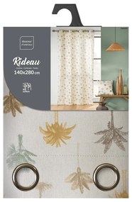 Beżowa zasłona 140x280 cm Palmelia – douceur d'intérieur
