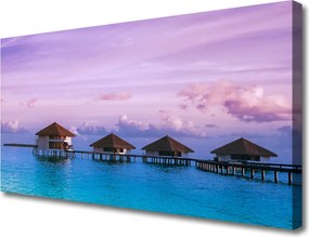 Fotoobraz na płótnie Rezydencja nad Lazurowym Brzegiem