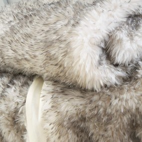Szary koc ze sztucznego futra 130x170 cm Arctic Fox – Catherine Lansfield