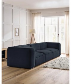 Ciemnoniebieska sofa 345 cm Zephyr – Bobochic Paris