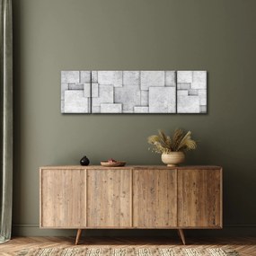 Obraz - Abstrakcja płytek betonowych (170x50 cm)