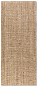 Dywan naturalny jutowy ręcznie tkany Boucle naturalnie złoty 80 cm x 200 cm