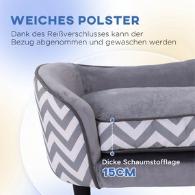 PawHut sofa dla psa legowisko dla psa kanapa dla psa sofa dla psa mata dla psa kota z poduszką