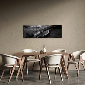 Obraz - Altówka (z zegarem) (90x30 cm)