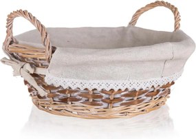 Home Decor Koszyk wyplatany z uszami Duo, 30 x 11 cm