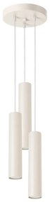 Kremowa lampa wisząca ø 19,5 cm Castro – Nice Lamps