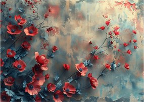 Obraz na szkle - Wilcze maki (70x50 cm)