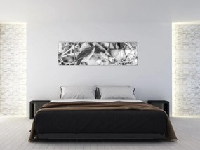 Obraz - Niebieski ptak zimą (170x50 cm)