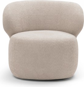 Fotel wypoczynkowy Cocoon - beżowa boucle Catch Me 02