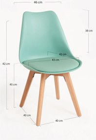 Zestaw 4 krzese Synk Basic