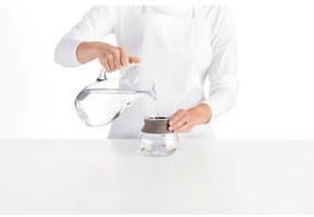 Jasnobrązowy szklany dzbanek do herbaty z sitkiem 500 ml – Lékué