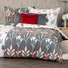 4Home Pościel flanelowa Winter nature, 220 x 200 cm, 2 szt. 70 x 90 cm, 220 x 200 cm, 2 szt. 70 x 90 cm