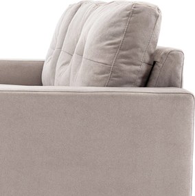 HOMCOM Sofa narożna 3-osobowa, w wyglądzie lnu, Chaiselongue odwracalne, 193x136x85 cm, Jasnoszary | Aosom PL