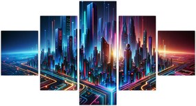 Obraz - Miasto przyszłości (125x70 cm)