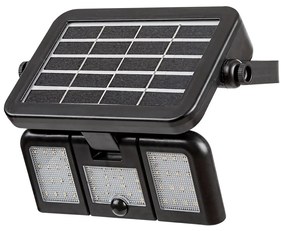 Rabalux 77020 zewnętrzne ścienne oświetlenie solarne Lihull, czarny