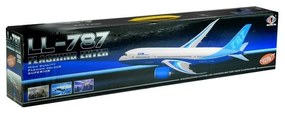 Samolot pasażerski biały friction podstawka 65 cm
