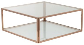 Stolik Qube rose gold 100x100x40cm