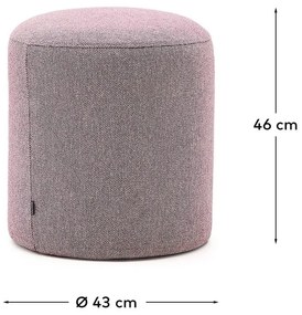 Fioletowy puf Kaeli – Kave Home