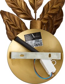 Lampa ścienna w stylu vintage antyczne złoto - Linden