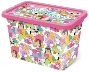 Plastikowy pojemnik dziecięcy 29x19x18 cm Stor – SQUISHMALLOWS