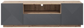 Szafka RTV z szufladą Asha 167 cm - artisan / rivier stone mat