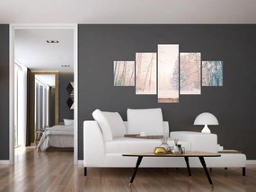 Obraz - Widok na las (125x70 cm)