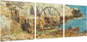 Obraz - Childe Hassam, A North East Headland, reprodukcje (z zegarem) (90x30 cm)