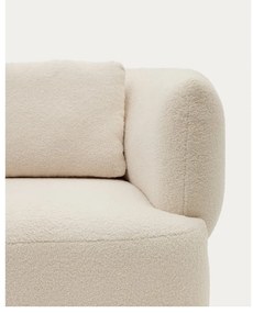 Kremowy fotel z materiału bouclé Martina – Kave Home