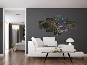 Obraz - W lesie (125x70 cm)