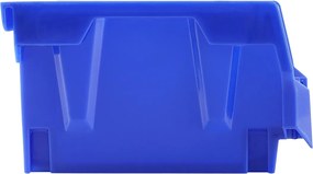 Skrzynki do Przechowywania, SucceBuy 24-pak Składanych Wiszących Pojemników do Przechowywania, Plastikowy Organizer, Niebieski/Czerwony