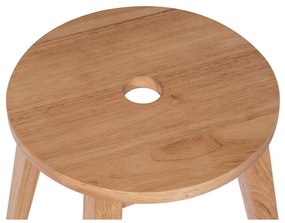 Stołek z drewna kauczukowego Club – Bonami Selection