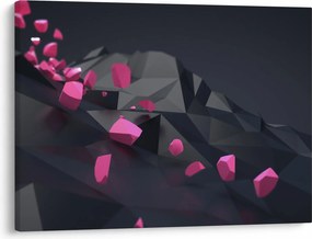 Obraz abstrakcji 3D (70x50 cm)