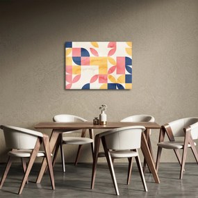 Obraz - Abstrakcja z wzorami retro (70x50 cm)
