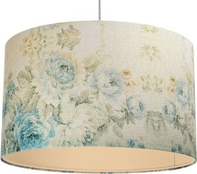 Kremowa okrągła lampa wisząca w kwiaty - 3X S371 M0-N44