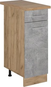Szafka dolna do kuchni beton 30x60x81.6 r-line