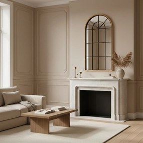 Duże, dekoracyjne lustro wiszące ARCUS, 110 x 56 cm