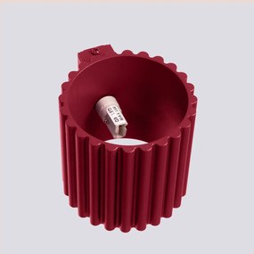 Kinkiet AURA burgund G9 ryflowany SOLLUX  LIGHTING