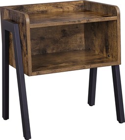 Stolik nocny z półkami Salto 54 w stylu industrialnym