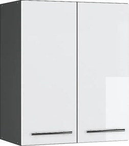 Szafka ścienna biały wysoki połysk 60x34.1x72 fame-line