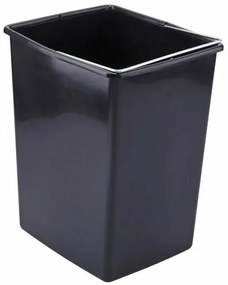 Elletipi Plastikowy kosz z uchwytem 17 l, czarny