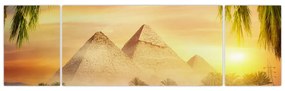 Obraz - Piramidy (170x50 cm)