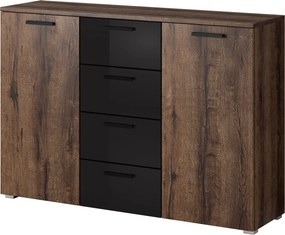Komoda COSMICO 132 cm do Salonu Sypialni Odcienie brązu