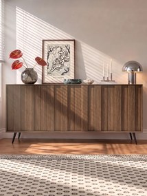 Komoda Flaro 183 cm z oświetleniem - dąb dunin