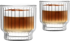 Zestaw 2 szklanek z podwójną ścianką Vialli Design, 260 ml