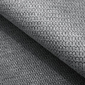 Narożnik RAVEN L Lewostronny wolnostojący z funkcją spania tkanina ARAGON 93 Szary WERSAL