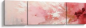 Obraz - Różowa abstrakcja (170x50 cm)